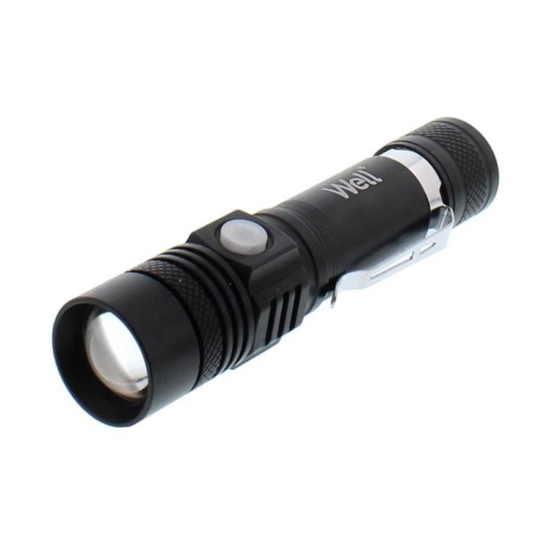 Lanterna T6 LED Well, 350lm, Neagra