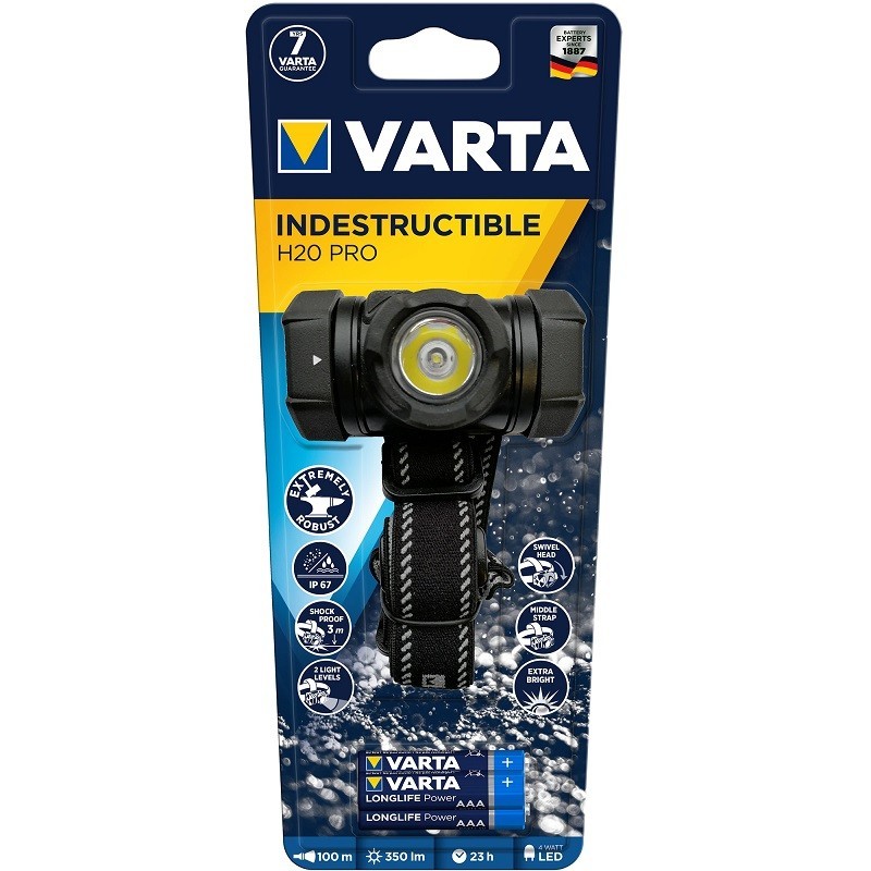 Lanterna Varta Indestructibila 17732 H20 Pro