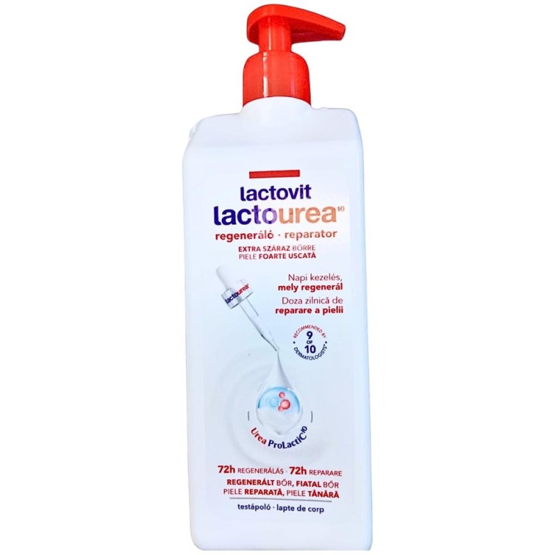 Lapte de Corp Lactovit Lactourea, cu Colagen, 400 ml