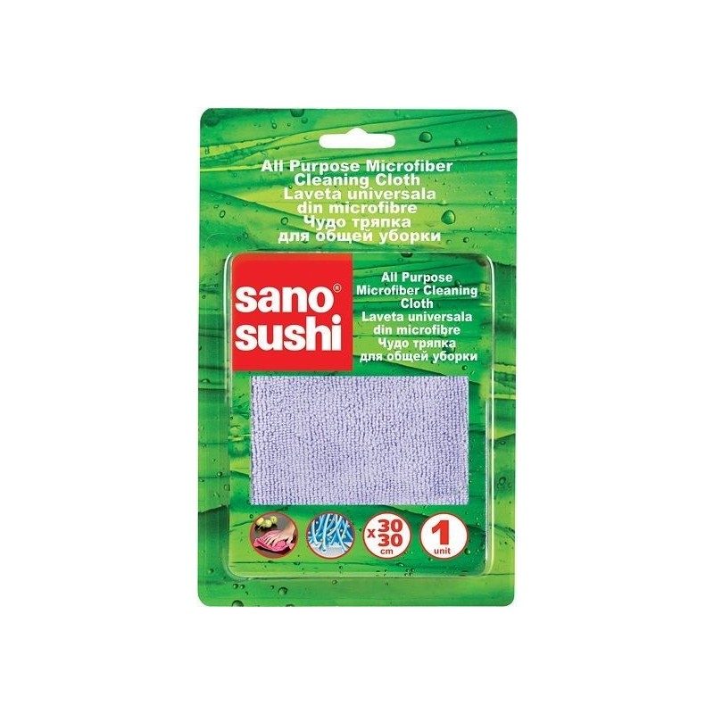 Laveta Universala Microfibra Sano Super Absorbanta 30 X 30 cm 1 Bucata