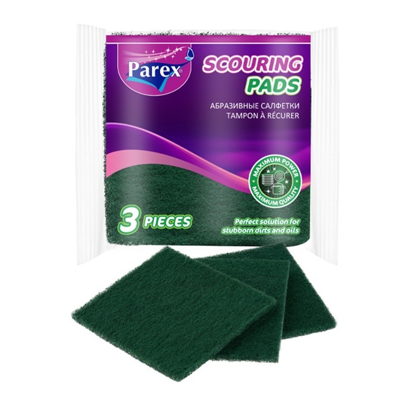 Lavete Abrazive Parex, 13 x 14 cm, 3 Bucati