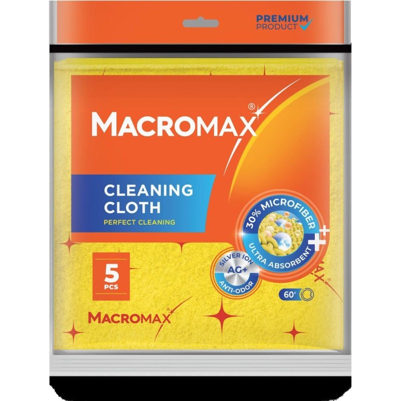 Lavete de Curatare Macromax Anti-Odor, 5 Bucati