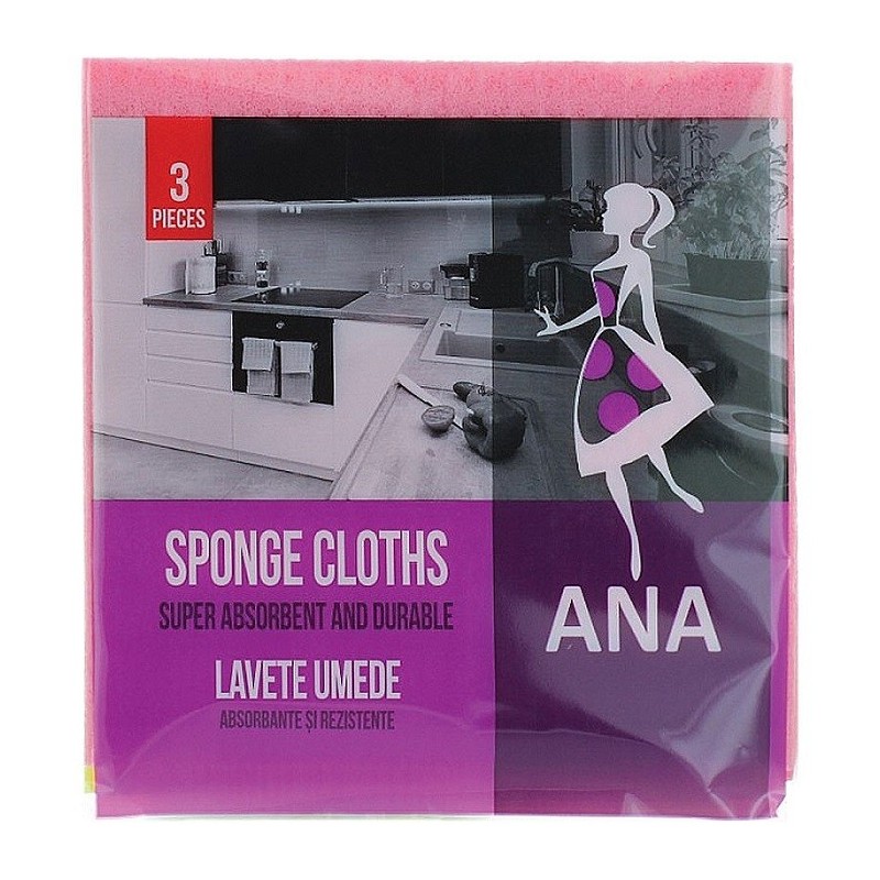 Lavete Umede Ana, 3 Bucati