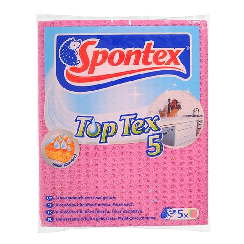 Lavete Umede Spontex Top Tex 5 Bucati