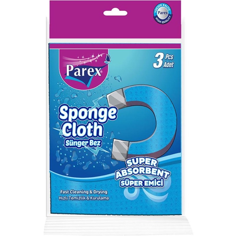 Lavete Umede Super Absorbante Parex, 3 Bucati