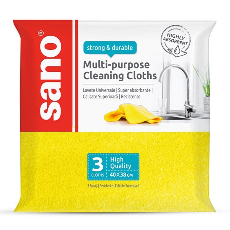 Lavete Uscate Sano Sushi Cloth, 3 Bucati