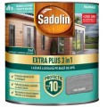 Lazura 3 in 1 Lucioasa, pe Baza de Apa Sadolin, Extra si, Gri Grafit 0.75 l