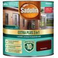 Lazura 3 in 1 pe Baza de Apa Sadolin, Finisaj Lucios, Teak, 0.75 l