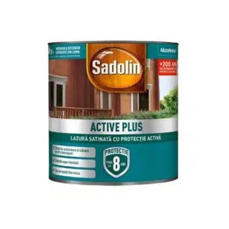 Lazura Lucioasa Solvent 0.75 l Sadolin, Gri Grafit
