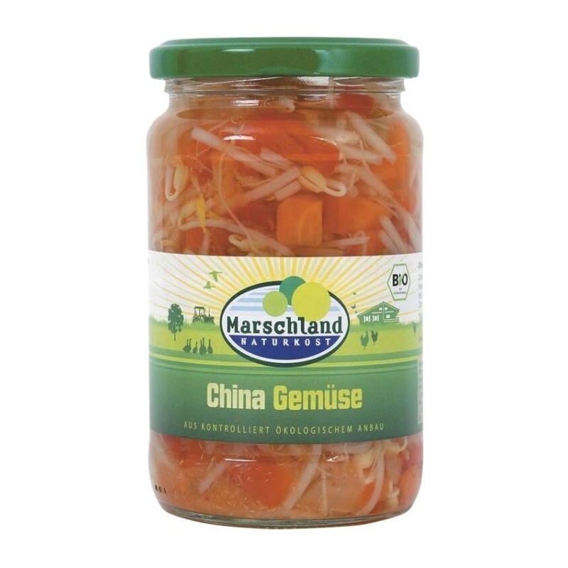 Legume Chinezesti BIO, 330 g / 175 g, Marschland Naturkost
