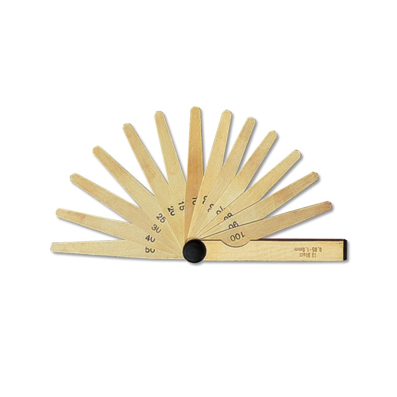 Lere de Grosime Anti-magnetice - 20 Lame, Domeniu 0.05 - 1.0 - Pas 0.05, L 100