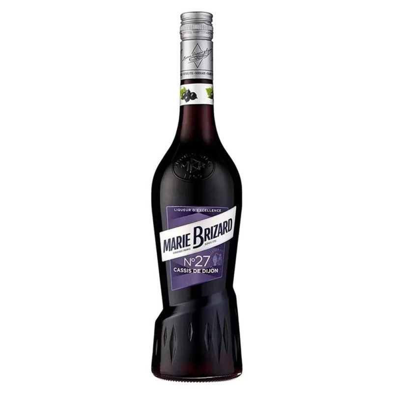 Lichior Crema de Coacaze Negre Marie Brizard Crème de Cassis De Dijon 15% Alcool, 0.7 l
