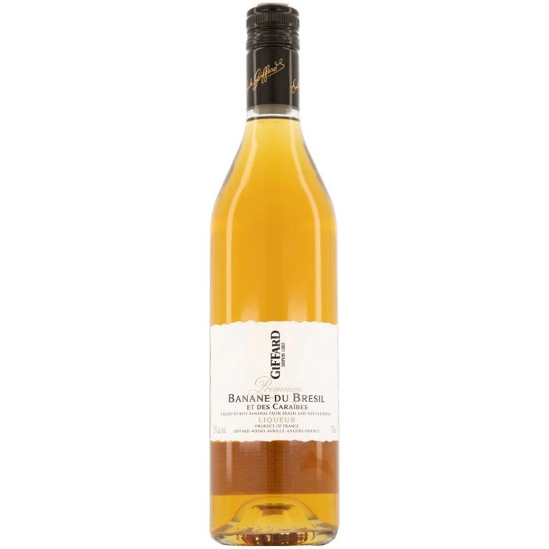 Lichior de Banane Braziliene, Giffard, 25% Alcool, 0,7 l