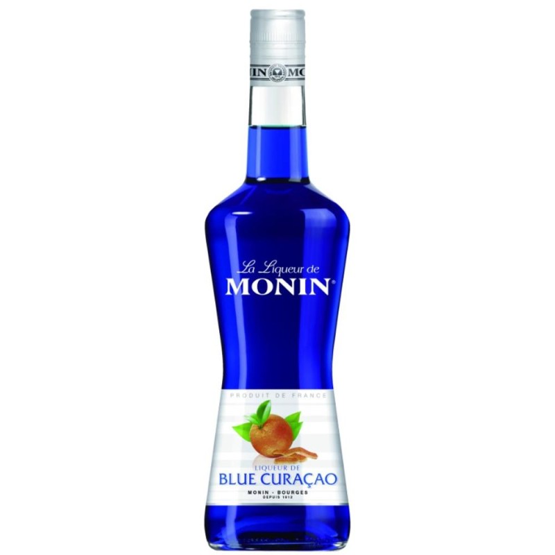 Lichior Monin Blue Curacao, Alcool 20%, 0.7 l