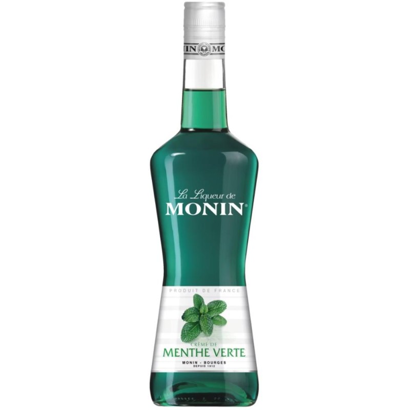 Lichior Monin Green Peppermint, Alcool 20%, 0.7 l
