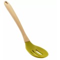 Lingura din Silicon, Maner Lemn, 32 cm, Perfect Home