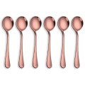 Linguri din Inox, Roz Auriu, 6 Bucati, Berglander
