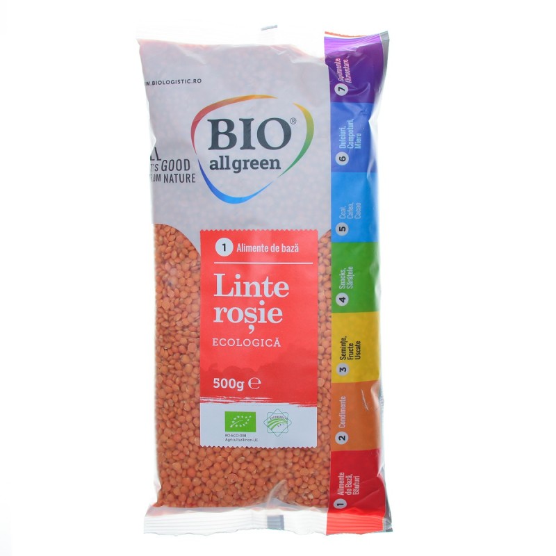 Linte Rosie Eco, Bio All Green, 500 g