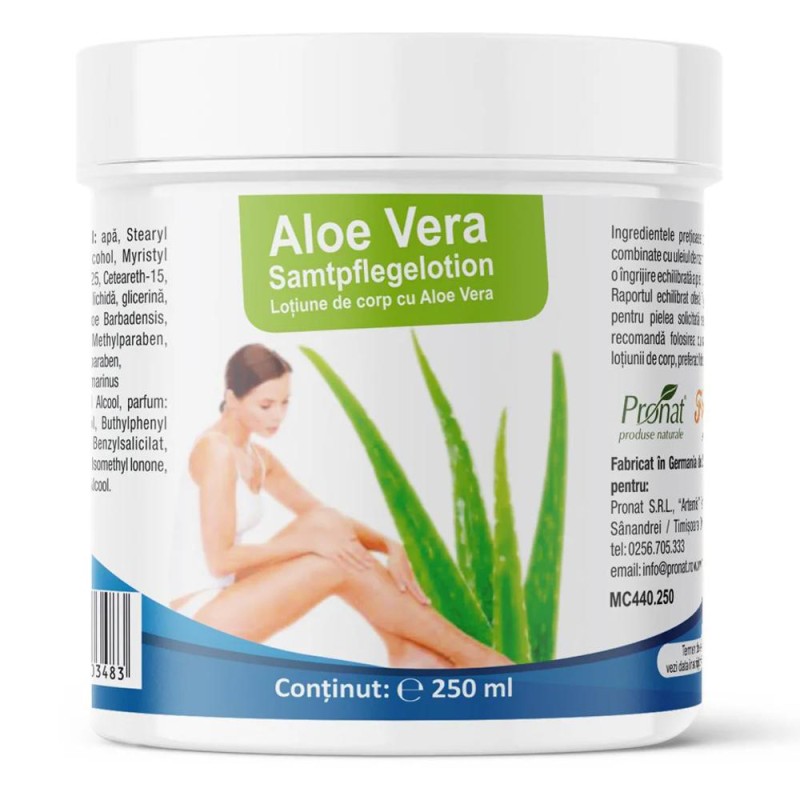 Lotiune de Corp cu Aloe Vera, Bio, 250 ml