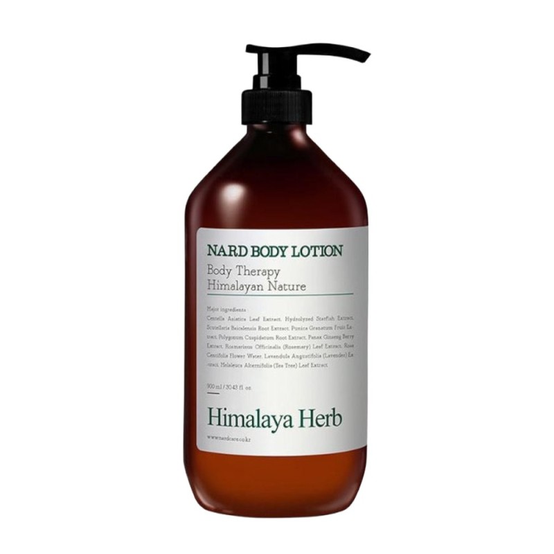 Lotiune de Corp Nard Himalaya Herb, Aroma Arbore de Ceai si Rozmarin, 1 l