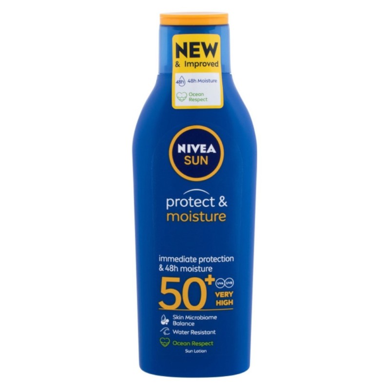 Lotiune Hidratanta pentru Protectie Solara Nivea Sun Protect & Moisture, SPF 50+, 200 ml