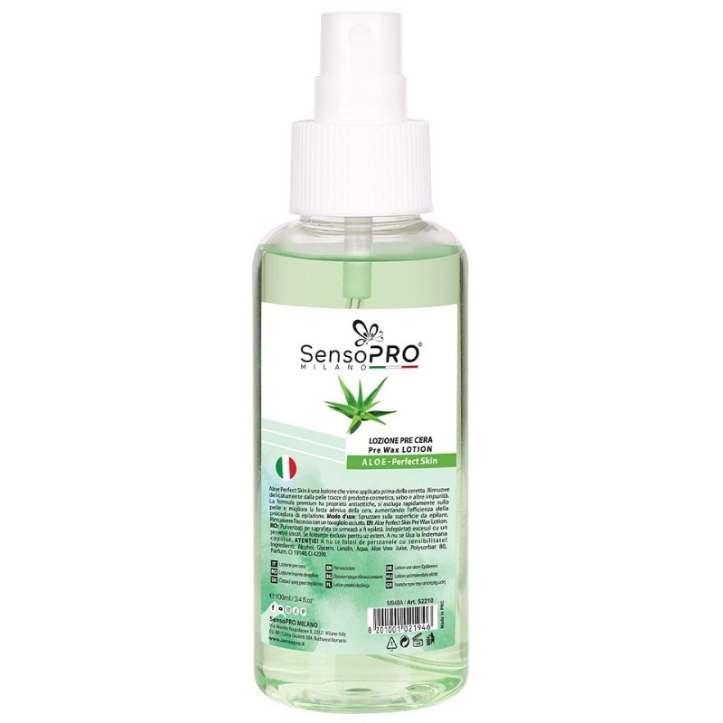 Lotiune Inainte de Epilare Aloe Vera, 100 ml