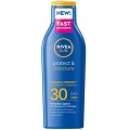 Lotiune Nivea Sun Protect & Moisture, SPF 30, 200 ml
