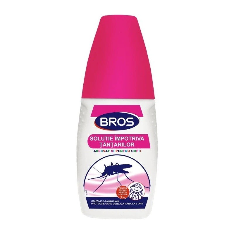 Lotiune pentru Copii Impotriva Tantarilor si Capuselor Bros, 50 ml