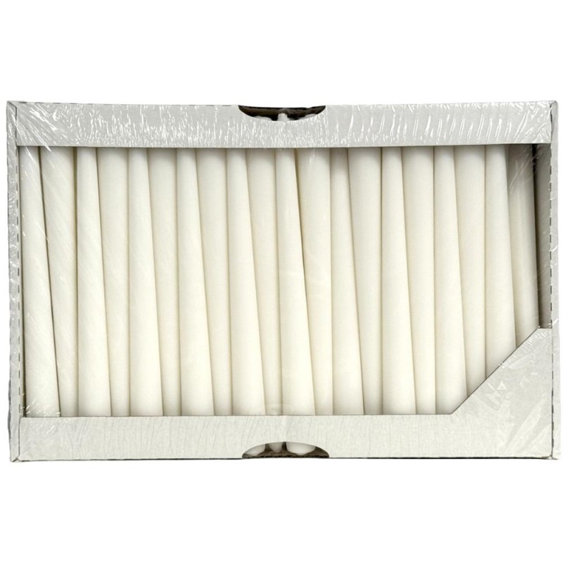 Lumanare Conica, Alba, Bolsius, 100 Bucati