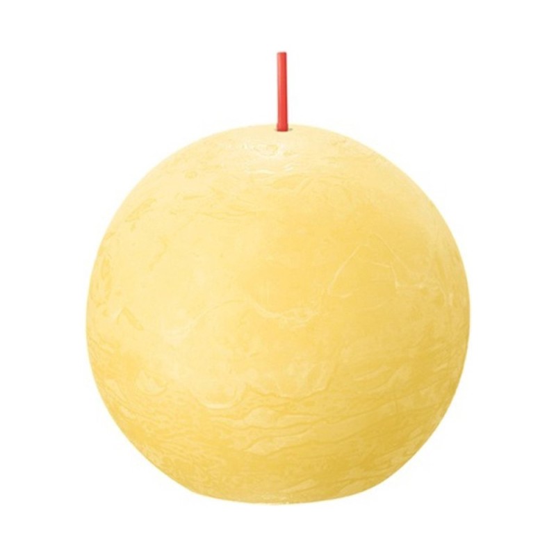 Lumanare Glob, Galbena, 76 mm