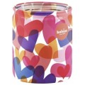 Lumanare Parfumata 82/68 cu Inima Multicolora, Lavanda, Bolsius
