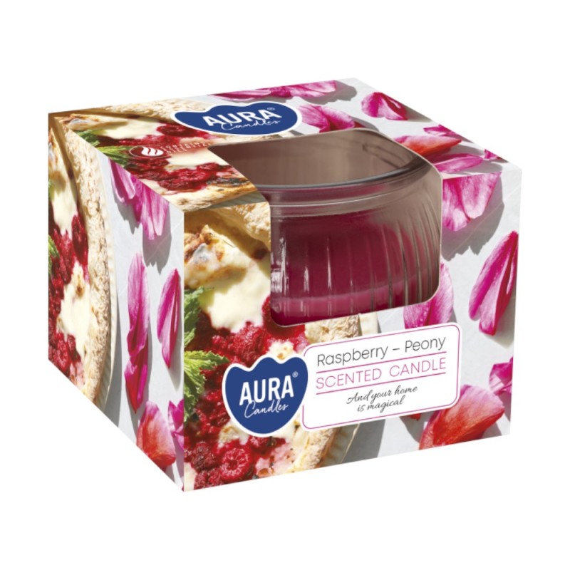 Lumanare Parfumata, Bispol, Zmeura si Bujor