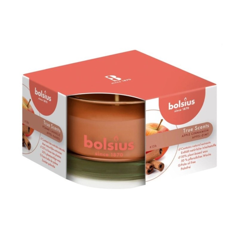 Lumanare Parfumata Bolsius True in Pahar Mic Mar si Scotisoara