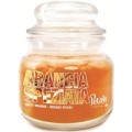 Lumanare Parfumata, Borcan Mic, Portocaliu, Parfum Floral