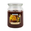 Lumanare Parfumata in Borcan cu Capac Ciocolata, Portocala