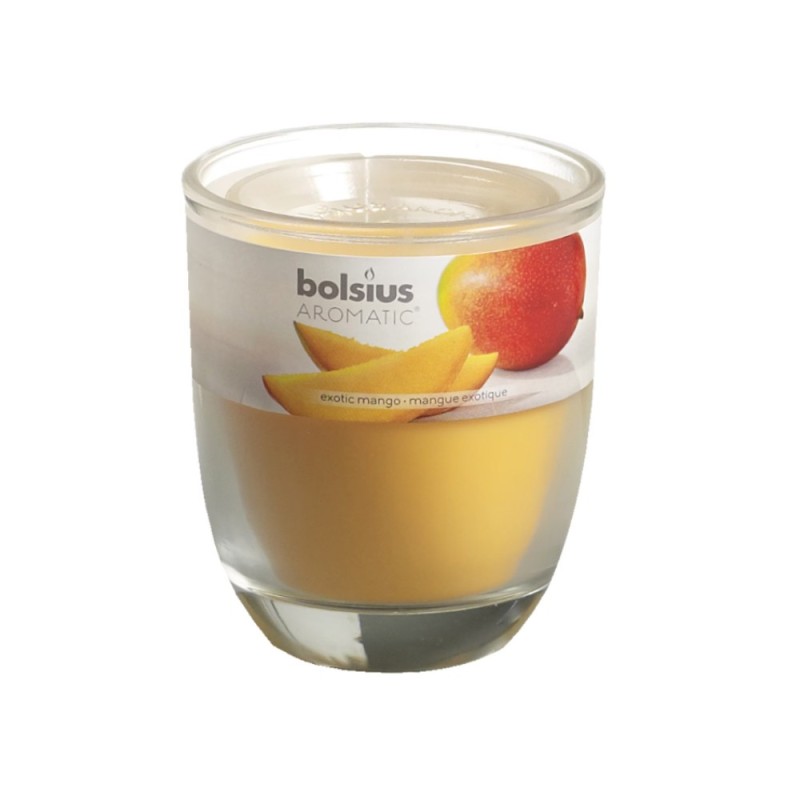 Lumanare Parfumata in Pahar 80 / 70, Bolsius Mango