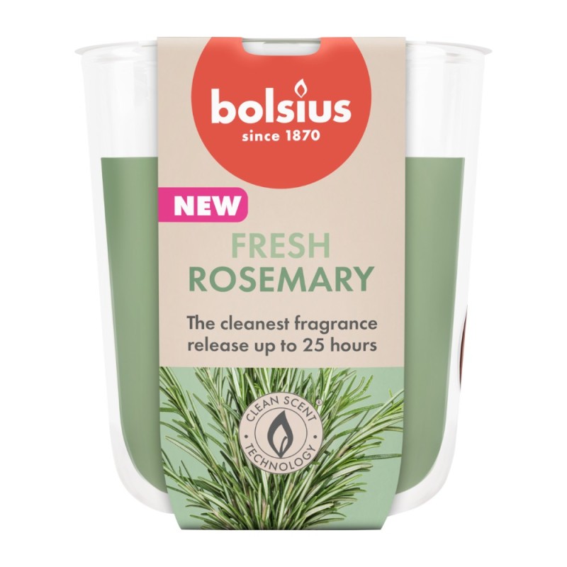 Lumanare Parfumata in Pahar 80/73, Rozmarin, Bolsius