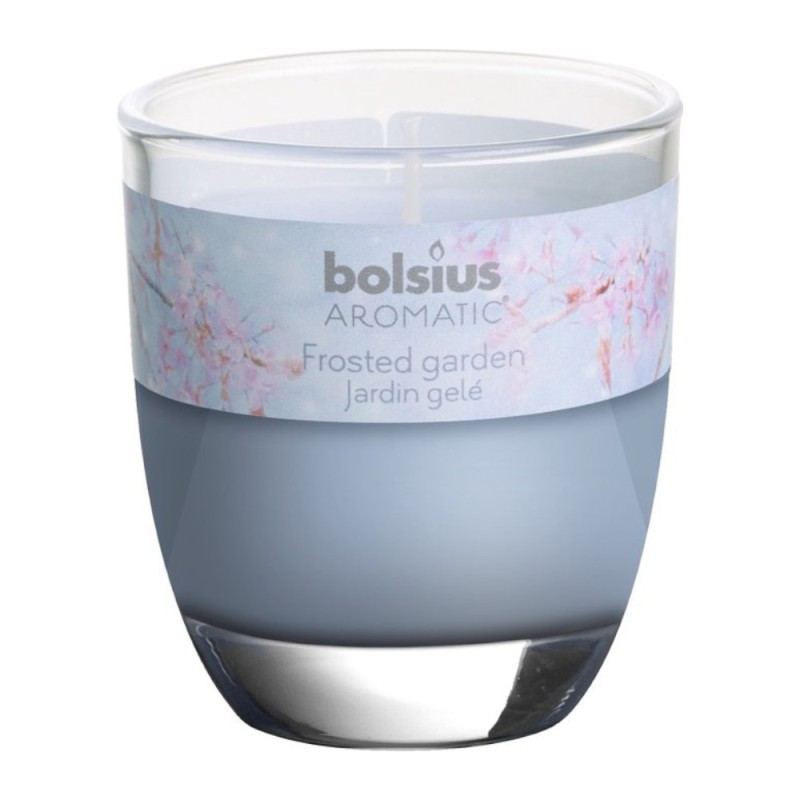 Lumanare Parfumata in Pahar, Frosted Garden, 80 x 70 mm