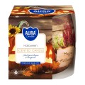 Lumanare Parfumata in Pahar Imprimat, Halloween, Timp de Ardere 20 Ore, Aura