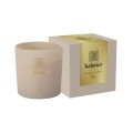 Lumanare Parfumata in Pahar Mat Bispol Balance, Timp Ardere 40 Ore, Ivory, 300 g