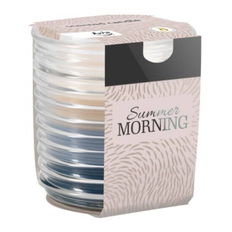 Lumanare Parfumata in Pahar Spirala, Dimineti de Vara, 28 Ore