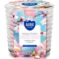 Lumanare Parfumata in Pahar Spirala, Happy Easter, 28 Ore, Bispol