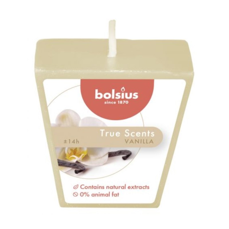 Lumanare Parfumata Piramida, Vanilie, 14 Ore