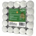 Lumanare Pastila, Alb, LCA, 100 Bucati