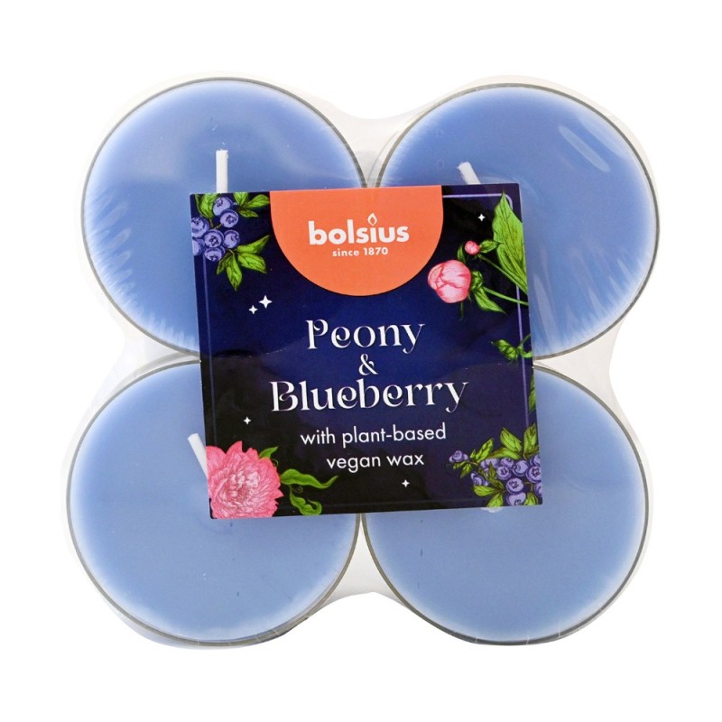 Lumanare Pastila Bolsius, Bujor si Afine, 8 Bucati