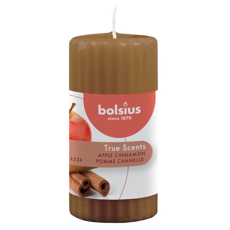 Lumanare Stalp 120 x 58 mm Bolsius, Mar si Scortisoara