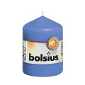 Lumanare Stalp 80 x 48 mm Diametru Bolsius - Albastru