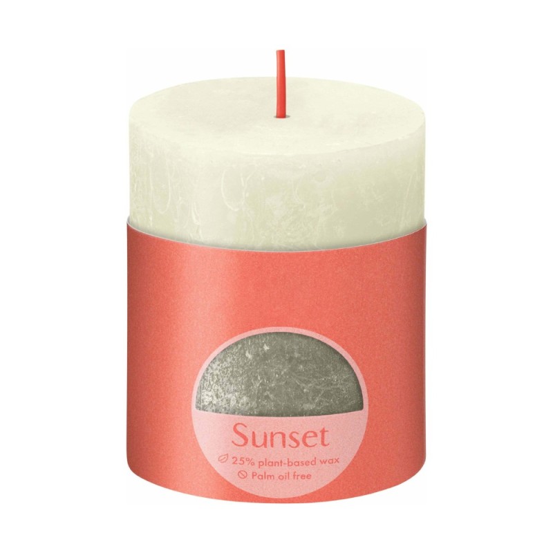 Lumanare Stalp Bolsius, 2 Culori, Bej, 80 x 68 mm