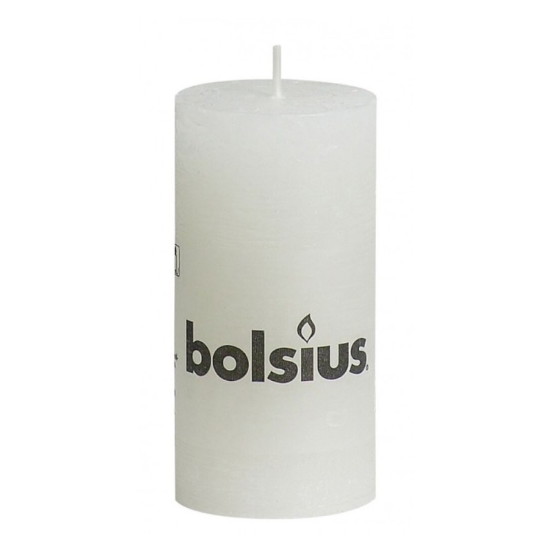 Lumanare Stalp Bolsius, Alb, 100 x 50 mm