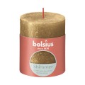 Lumanare Stalp Bolsius, Auriu, 80 x 68 mm
